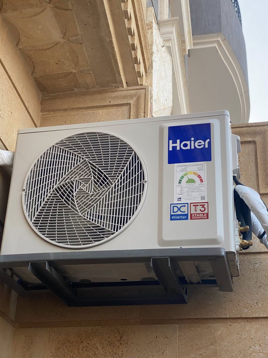 تركيب الوحدة الخارجية